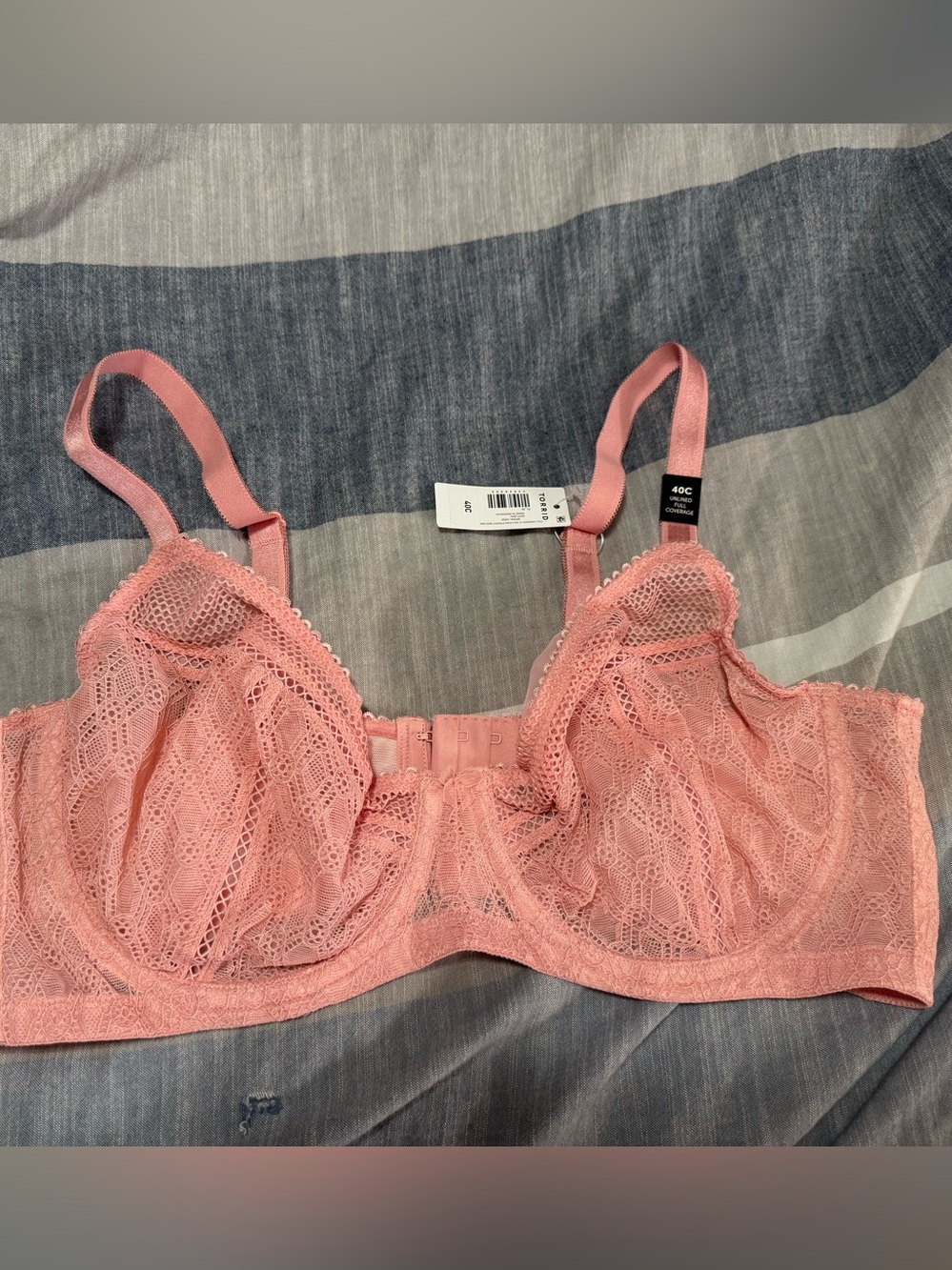 torrid Pink Lace Underwire Bra